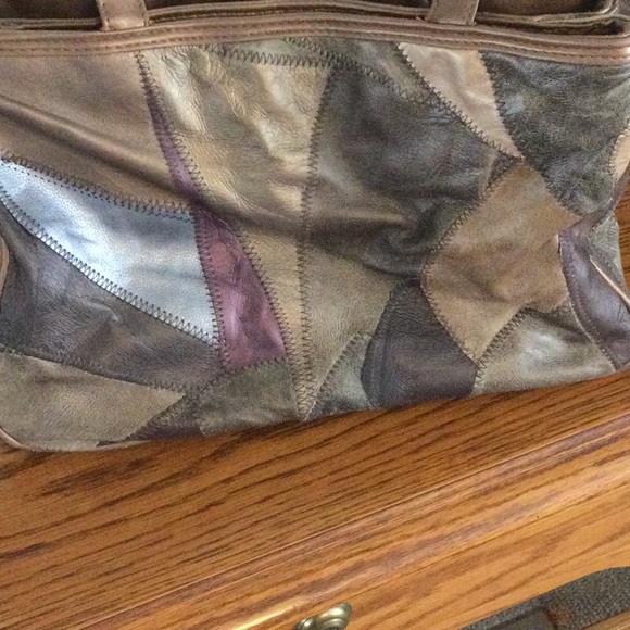 🎖️Unbranded Patchwork Leather Shoulder Bag - Picture 16 of 16